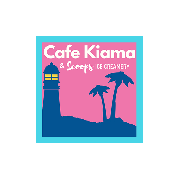 Cafe Kiama & Scoops Ice Creamery logo